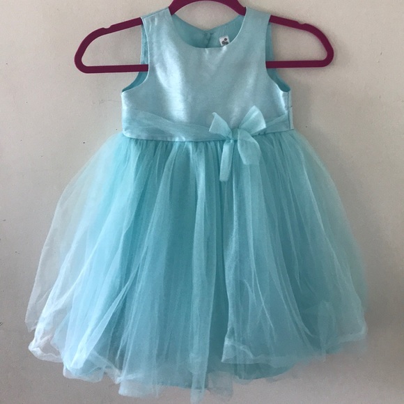 Tiffany Blue Satin Dress
